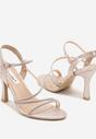 Pantofi stiletto Wanilia Culoarea șampaniei