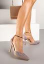 Pantofi stiletto Culoarea șampaniei