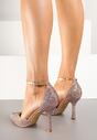Pantofi stiletto Culoarea șampaniei