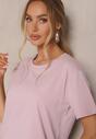 T-shirt Nattine Mov deschis