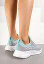 Sneakers Alirone Gri cu verde mentă