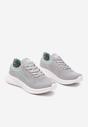 Sneakers Alirone Gri cu verde mentă