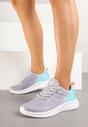 Pantofi sport Elanielia Gri cu verde mentă