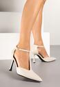 Pantofi stiletto Isorela Albi