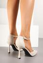 Pantofi stiletto Isorela Albi