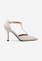 Pantofi stiletto Isorela Albi
