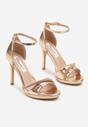Pantofi stiletto Bortia Culoarea șampaniei
