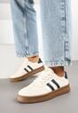 Sneakers Wenilan Bej cu bleumarin