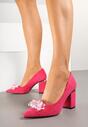 Pantofi cu toc Miliena Roz