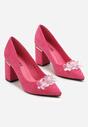 Pantofi cu toc Miliena Roz