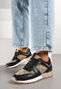 Sneakers Soltia Negru cu maro