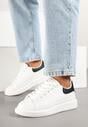 Sneakers Elanireth Alb cu negru