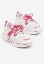 Sneakers Taneril Alb cu roz
