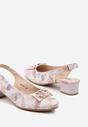 Pantofi cu toc Roz