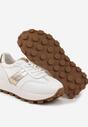 Sneakers Efalorena Alb cu auriu