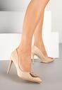 Pantofi stiletto Efalindia Bej