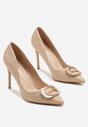 Pantofi stiletto Efalindia Bej