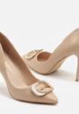 Pantofi stiletto Efalindia Bej