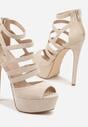 Pantofi stiletto Naniel Bej