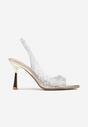 Pantofi stiletto Efaliana Aurii