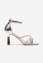 Pantofi stiletto Alimora Argintii