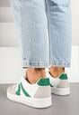 Sneakers Setinora Alb cu verde