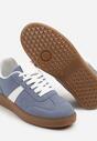 Niebieskie Sneakersy w Stylu Kultowych Tenisówek Gillifia