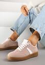 Różowe Sneakersy w Stylu Kultowych Tenisówek Gillifia