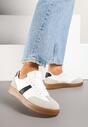 Białe Sneakersy w Stylu Kultowych Tenisówek Gillifia