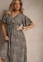 Rochie Gilinne Neagră cu alb