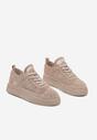 Sneakers Nanessia Bej închis