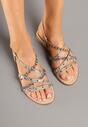 Sandale Nanolea Print piele de șarpe