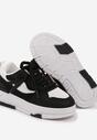 Czarne Sneakersy Streetwearowe na Niskiej Platformie Veniffia