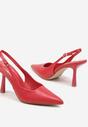 Pantofi stiletto Saniffia Roșii
