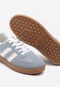 Niebieskie Sneakersy Tenisówki z Przeszyciami Lurivia
