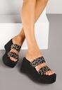 Papuci Panilia Imprimeu leopard