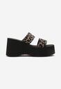 Papuci Panilia Imprimeu leopard