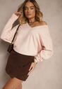 Pulover Marirra Roz deschis