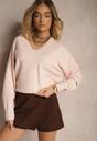 Pulover Marirra Roz deschis