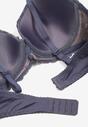 Sutien Varedis Albastru cu roz