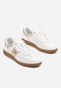 Sneakers Ollisena Alb cu auriu