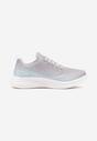 Szaro-Niebieskie Buty Sportowe Sneakersy Siateczkowe na Podeszwie z Pianki Rellica