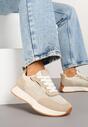 Sneakers Calgis Bej închis