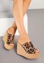 Papuci Jordiva Imprimeu leopard