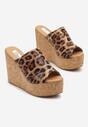 Papuci Jordiva Imprimeu leopard