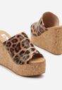 Papuci Jordiva Imprimeu leopard