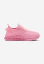 Fuksjowe Siateczkowe Buty Sportowe Sneakersy na Podeszwie z Tłoczeniami Finloti