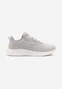 Szare Buty Sportowe Sneakersy z Tłoczonym Wzorem Amosira