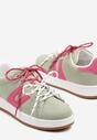 Sneakers Telindrela Verde cu fucsia
