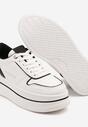 Sneakers Udivoria Alb cu negru